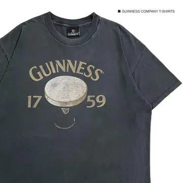 GUINNESS 기네스 맥주 반팔 티셔츠 기업 티셔츠 오니 페