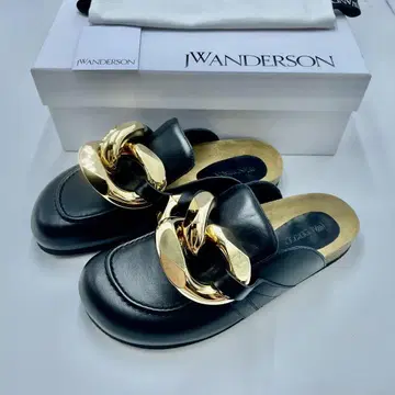 미사용 새상품 JW Anderson 백리스 로퍼 26.5cm