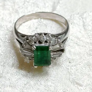 BW59 SILVER 반지 반지 에메랄드
