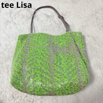 tee Lisa 티 리사 토트백 그린 리프