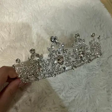 실버 티아라 결혼식 웨딩