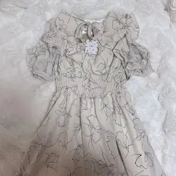 evelyn 꽃무늬 프릴 원피스 프리 사이즈