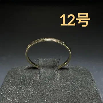 빈티지 패션 반지 골드 12호 심플한 디자인