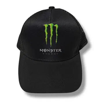 인기 상품! Monster 몬스터 메쉬 캡 블랙 그린 검정