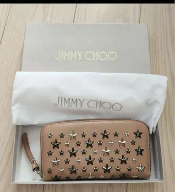 JIMMY CHOO 별 모양 스터드 장지갑