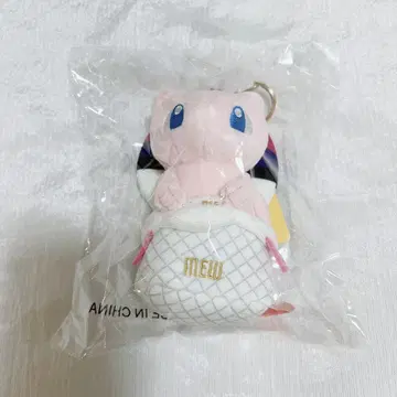 미개봉 새상품 롯데월드 포켓몬 벌룬 봉제 인형 뮤우 키링