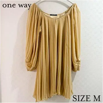 [중고] one way 원웨이 플리츠 블라우스 새상품급 여성용