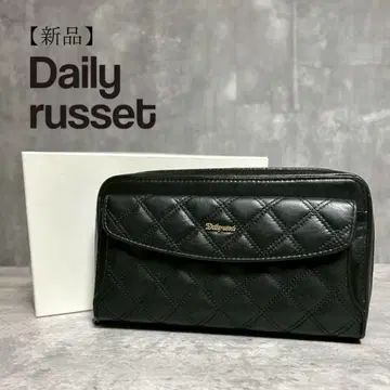 새상품 Dailyrusset 데일리 러셋 장지갑 블랙