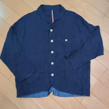 kaiseidou 린넨 자켓 네이비 새상품급 size2