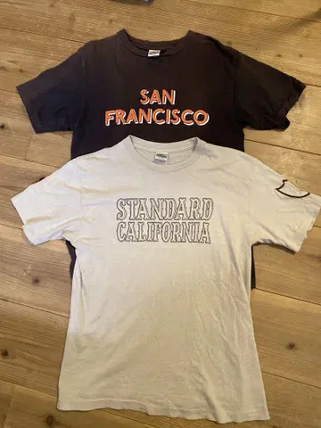 STANDARD CALIFORNIA 티셔츠 M 사이즈 2장 세트