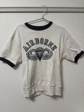 90s Cushman AIRBORNE 링거 티셔츠