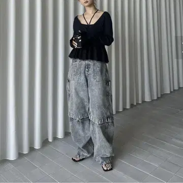 ameri vintage MEDI 2WAY REMOVE DENIM 팬츠