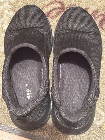 여성용 슬립온 24cm 블랙