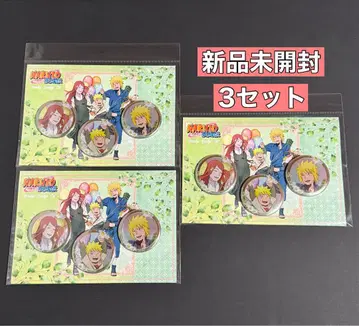 NARUTO 나루토 질풍전 메탈 배지 엔 시리즈 미개봉 새상품 3세트