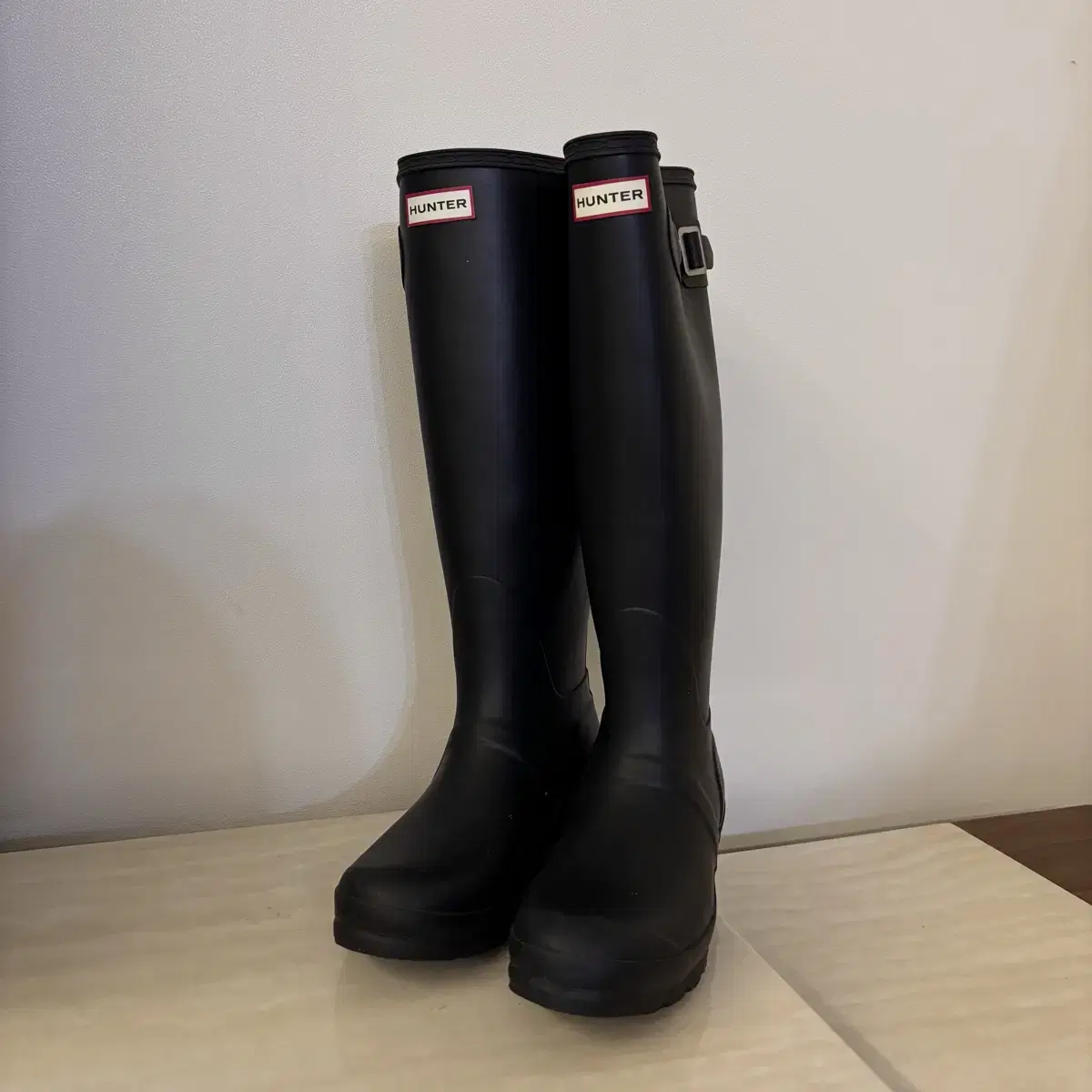 Authentic Hunter Rain Boots Long Black EU39