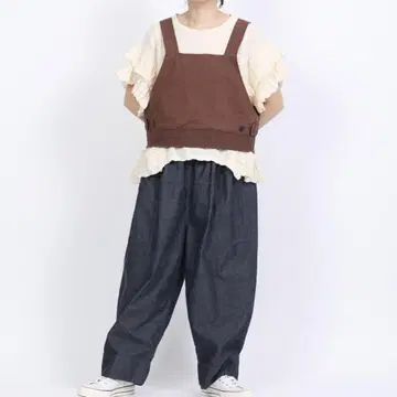 6.3oz 데님 바지 풀  팬츠