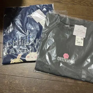 새상품 유니클로 치이카와 (먼작귀) 나가노의 곰 2xL 2장 세트