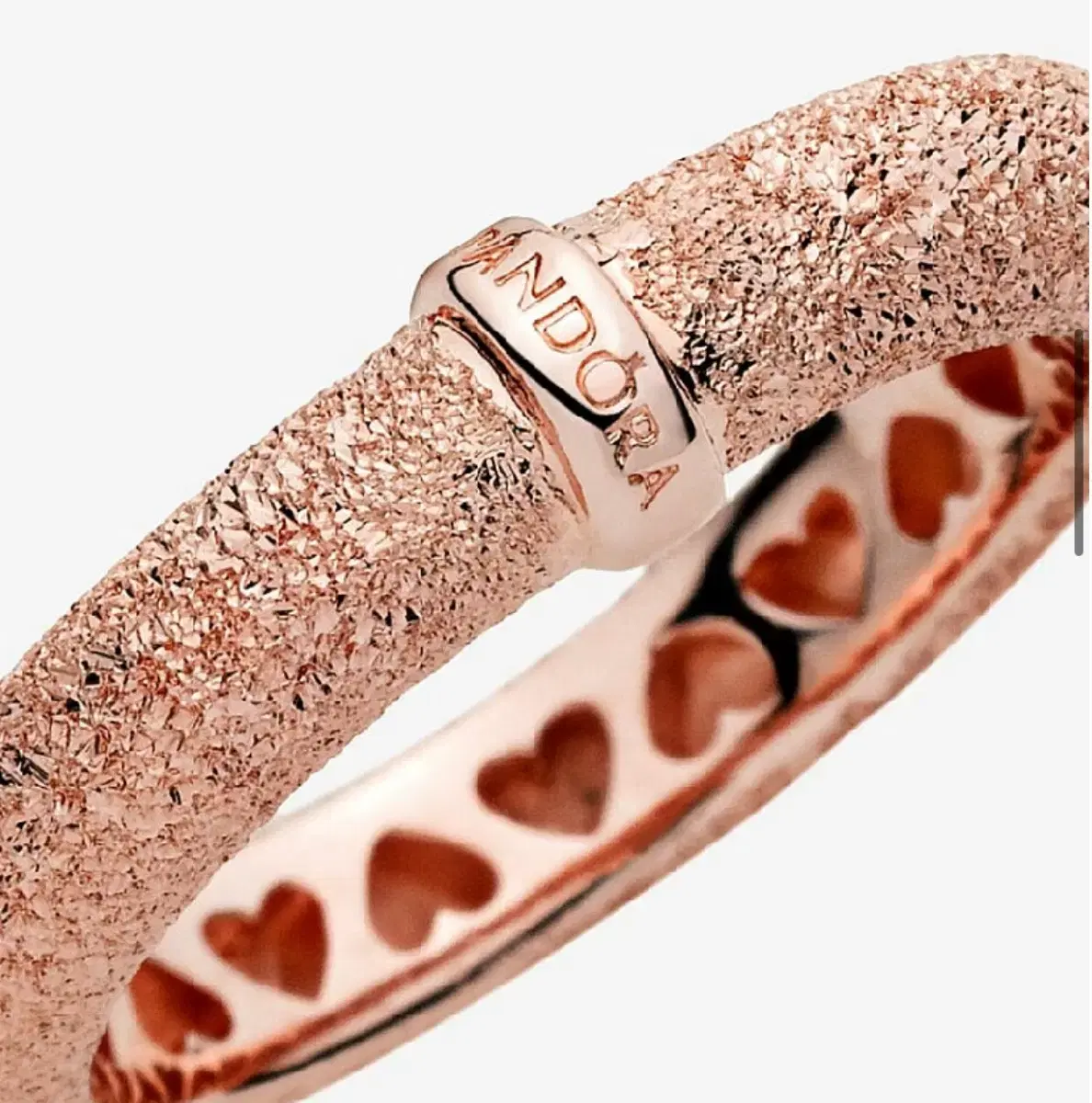 Pandora Matte Brilliant Rose Gold Ring, Pandora Ring No. 50
