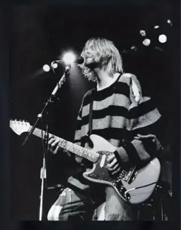 너바나 NIRVANA 카드 코번 티셔츠 밴딩 그런지 레어