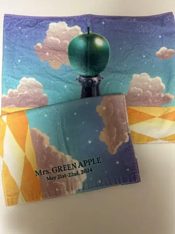 Mrs. GREEN APPLE 합동 라이브 공연 밴드 타월 2장