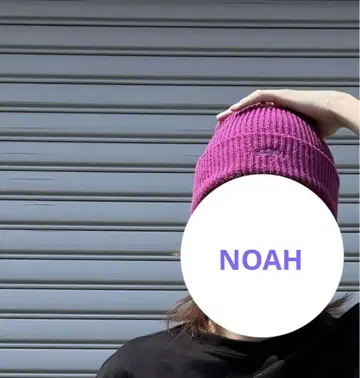 착용컷 Noah 노아 비니 스트릿 스케이터 스노우보드 퍼플 보라색
