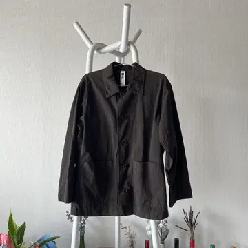 MHL. 다크 브라운 커버올 셔츠