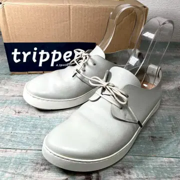 컨디션 최상 trippen 통굽 가죽 shio perla 37