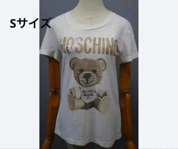 모스키노 테디베어 프린트 티셔츠