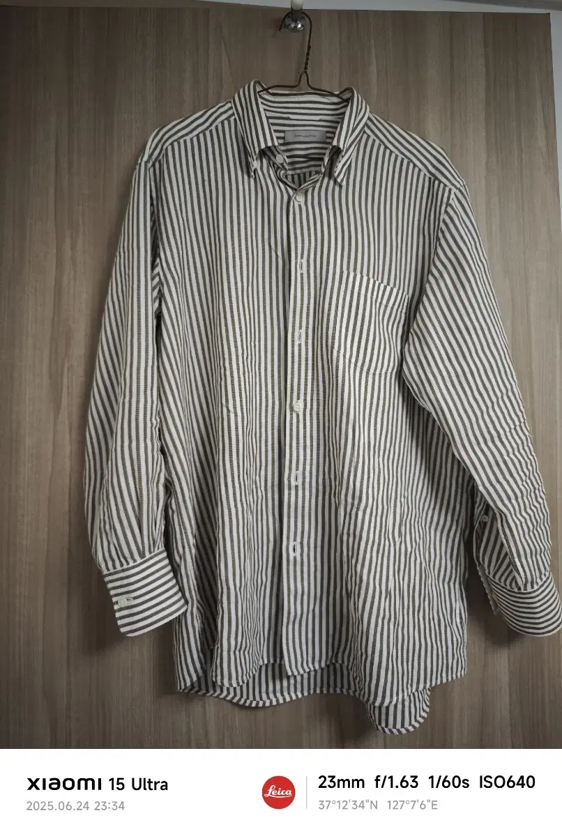 Ermenegildo Zegna Authentic Men's New Stripe Shirt XL