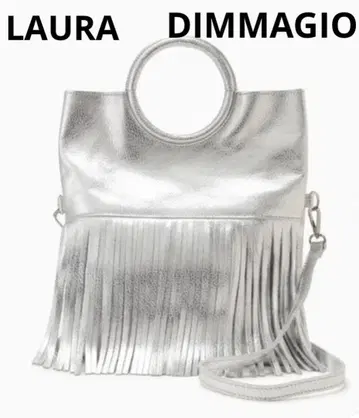 LAURA DIMAGGIO 로라 디마지오 숄더백 실버 파우치 포함