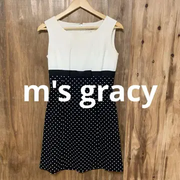 [ 3014번 ] m's gracy 원피스 S 화이트&블랙