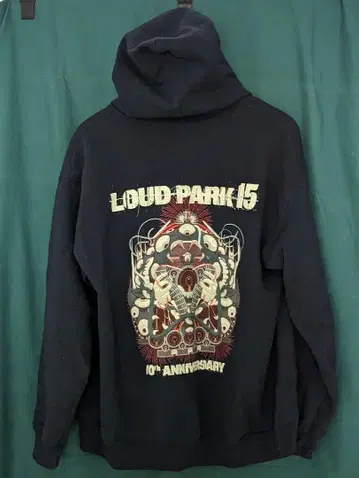 LOUD PARK 15 10주년 기념 후드티 블랙