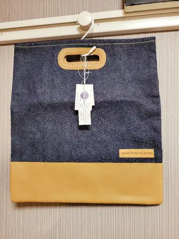 미사용 완판템 SAMURAI JEANS 데님 클러치백