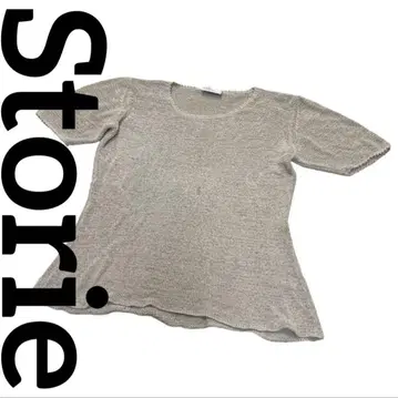 vintage " Storie MILANO" 비스코스 컷 소 아이보리