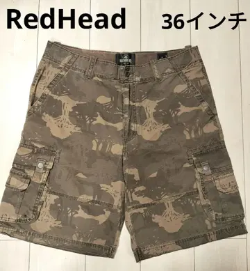REDHEAD 남성용 카모플라쥬 하프 팬츠 36 구제 의류 L LL
