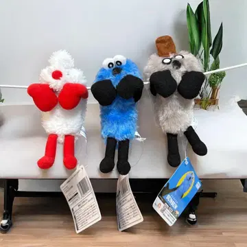 퍼펫 순순 걸이 마스코트 3개 세트