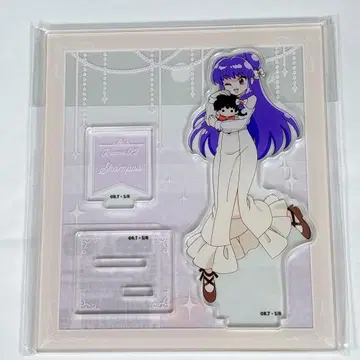 란마 1/2 샴푸 봉제 인형과 함께 아크릴 스탠드 TSUTAYA