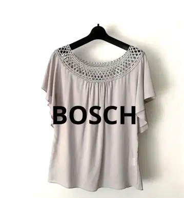 BOSCH 보쉬 플레어 소매 블라우스 그레이지 38