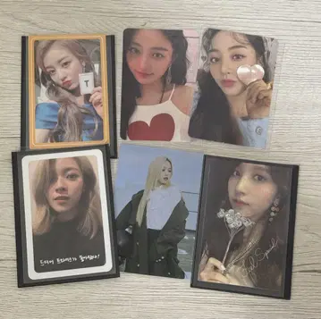 TWICE 정연 지효 미나 트레이딩 카드