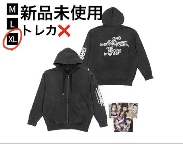 르세라핌 GR8COLLABORATION ZIP-UP HOODIE XL
