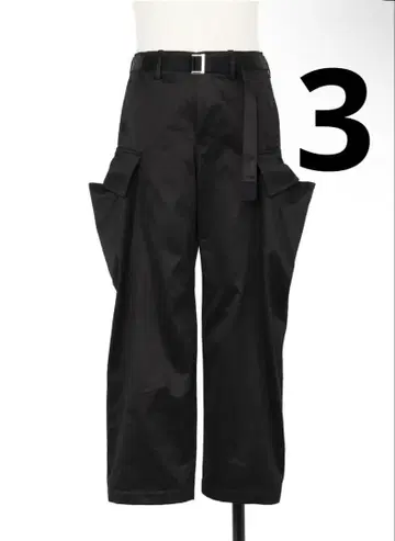 사이즈 3 25AW Sacai 코튼 치노 팬츠