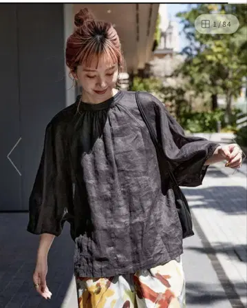 B.C STOCK 프렌치 린넨 2way 블라우스