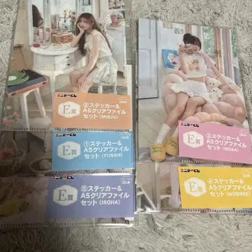 ILLIT 스티커 & 클리어 파일 세트 E상