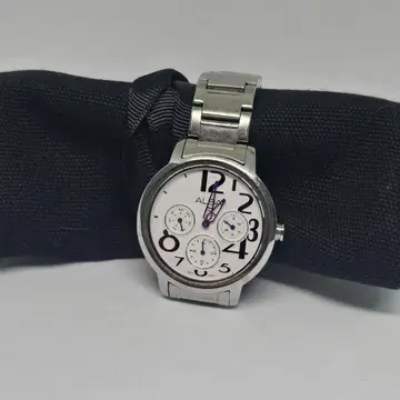 SEIKO ALBA 아날로그 쿼츠 손목시계 실버