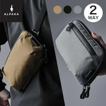 ALPAKA 브라운 ELEMENTS TECH CASE MINI