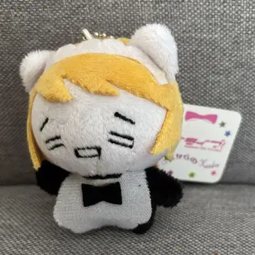 카오모지 고양이 러브 라이브! 코이즈미 하나요 이모티콘 공 체인 마스코트