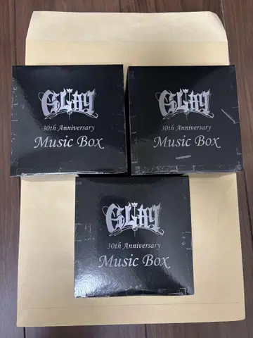 GLAY 30주년 기념 뮤직 박스 3종 GIGO