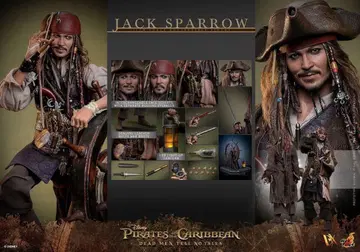 와타 씨 핫토이즈 DX37 잭 스패로우 2.0 버전 1/6 jack sp
