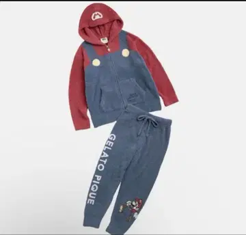 젤라또피케 마리오 후드티&롱팬츠 여성용 프리 사이즈