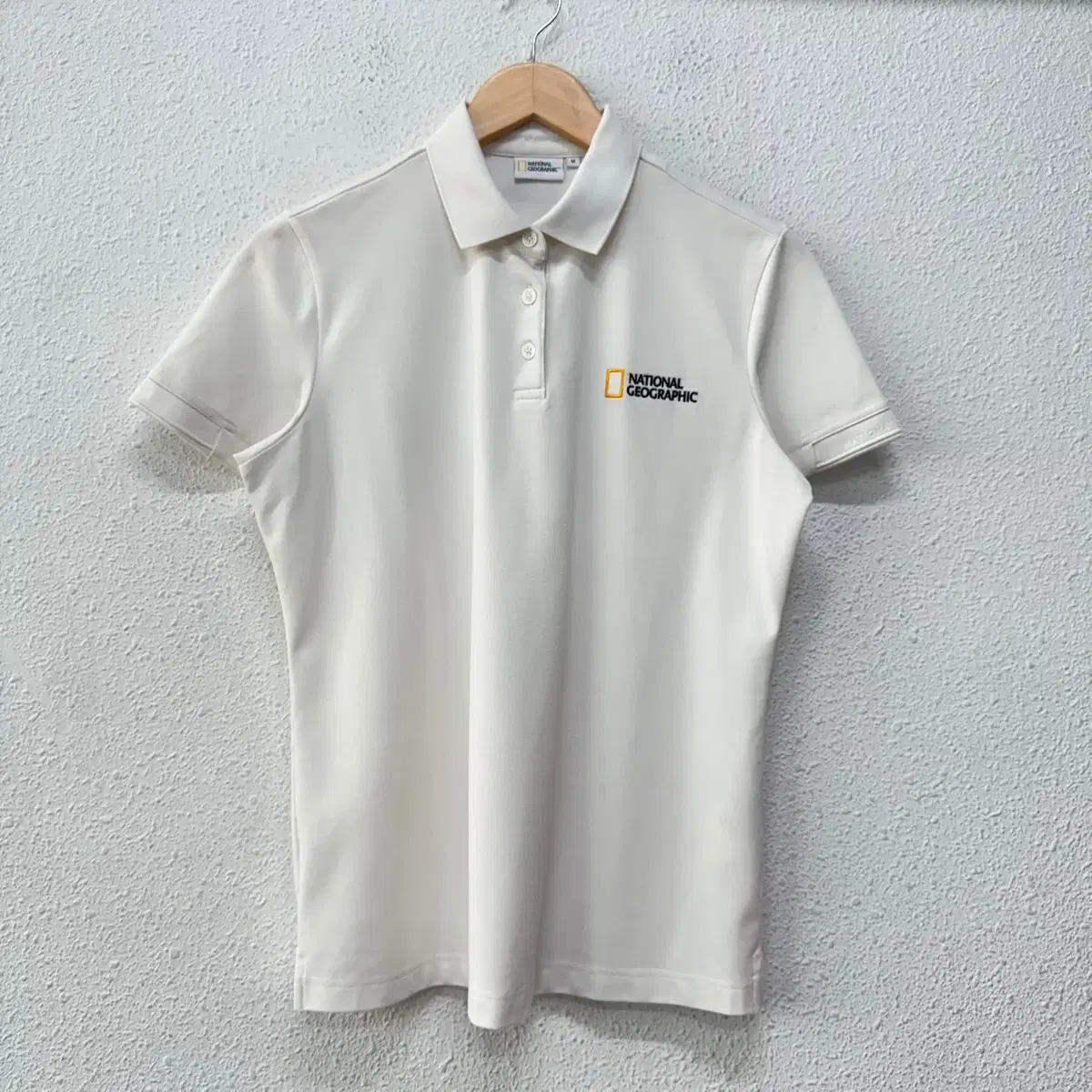 [M] National Geographic Women's Pique Short Sleeve kara T-shirt N5811